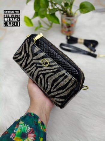glitter purse